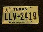 Kentekenplaat licenseplate Texas Lone Star 2 USA, Verzamelen, Automerken, Motoren en Formule 1, Auto's, Gebruikt, Ophalen of Verzenden