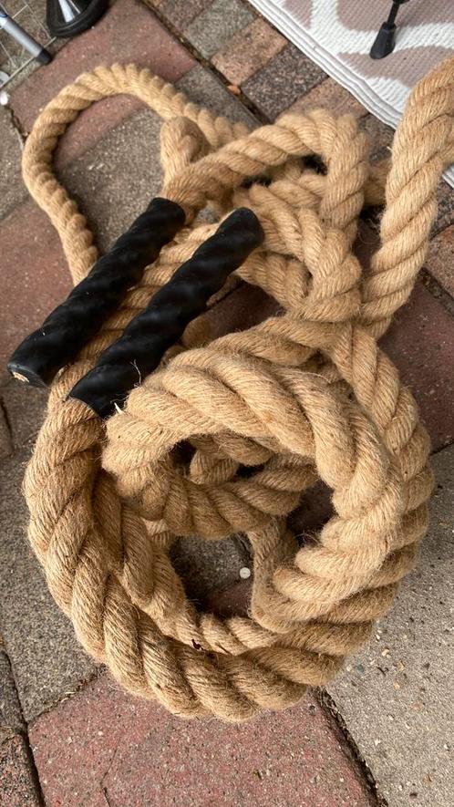NordFalk battle rope 15 meter x 30mm - Fitness touw, Watersport en Boten, Accessoires en Onderhoud, Zo goed als nieuw, Overige typen