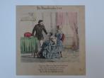 Kleuren gravure Hondendokter dierenarts, hond gezond 1900, Antiek en Kunst, Verzenden