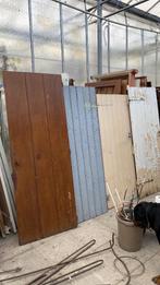verschillende oude schuurdeurtjes poort tuindeur, Ophalen, Gebruikt, Hout, Draaipoort