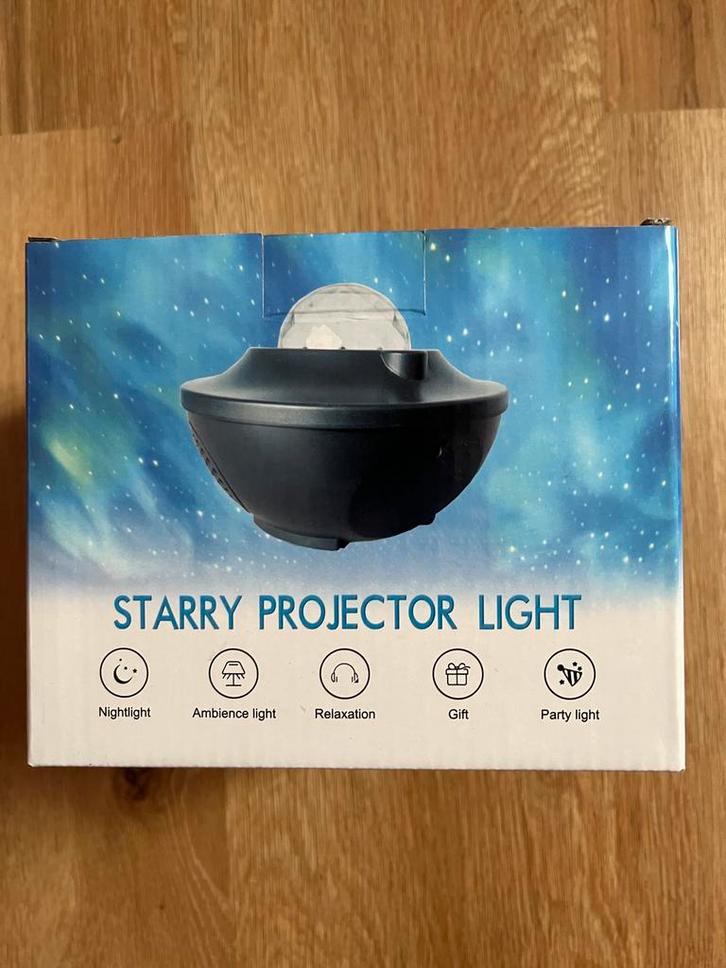 Starry Projector Light, Muziek en Instrumenten, Licht en Laser, Zo goed als nieuw, Licht, Geluidgestuurd, Kleur, Ophalen of Verzenden