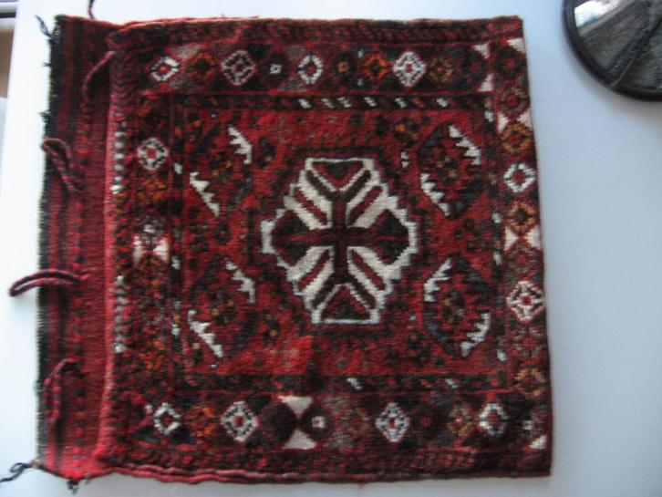 Kamelentas, Huis en Inrichting, Stoffering | Tapijten en Kleden, Gebruikt, 50 tot 100 cm, 50 tot 100 cm, Rechthoekig, Wit, Zwart