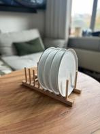 Eikenhouten bordenrek (32x13 cm), Ophalen, Zo goed als nieuw, Overige stijlen, Overige typen