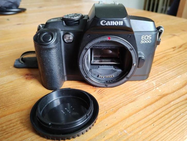 Canon EOS 5000 body, Audio, Tv en Foto, Fotocamera's Analoog, Zo goed als nieuw, Spiegelreflex, Canon, Ophalen of Verzenden
