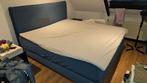 Ikea boxspring kompleet GRATIS ophalen, Ophalen, Gebruikt, Blauw, Tweepersoons