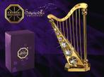 Harp 24 K goud verguld met Swarovski kristallen, Pjmink@casema.nl, Nieuw, Ophalen of Verzenden, Mvm detalhandel