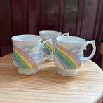3 mokken - regenboog Elizabethan Staffordshire, Ophalen of Verzenden