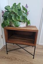 Houten kastje/tafeltje, Huis en Inrichting, Tafels | Bijzettafels, Minder dan 55 cm, Gebruikt, Rechthoekig, Hout