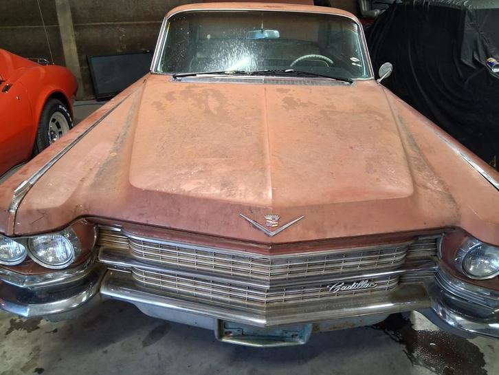Cadillac Sedan De Ville 1963  voorruit in redelijke staat, Auto-onderdelen, Ruiten en Toebehoren, Cadillac, Gebruikt, Ophalen