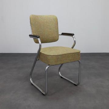 Tubular Frame Arm Chair by Fana, 1960s beschikbaar voor biedingen