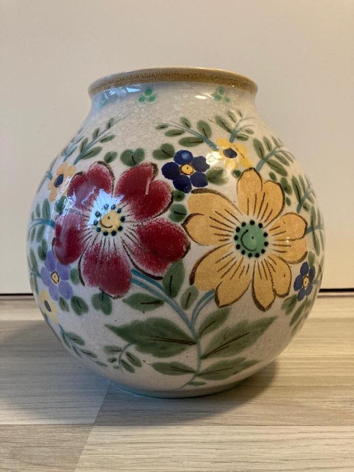 Bolvaas Decor Rita model 3125  -  Plateel Zuid-Holland Gouda, Antiek en Kunst, Antiek | Keramiek en Aardewerk, Ophalen