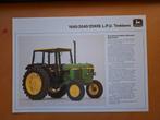 Folder John Deere 1640, 2040, 2040S L.P.U. trekkers, Ophalen of Verzenden, Gelezen, Tractor en Landbouw