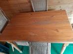 Rieten Eethoek met Tafel, 4 Stoelen, Fauteuil & Kastje, Huis en Inrichting, Ophalen, Gebruikt, Landelijk, 4 tot 6 stoelen