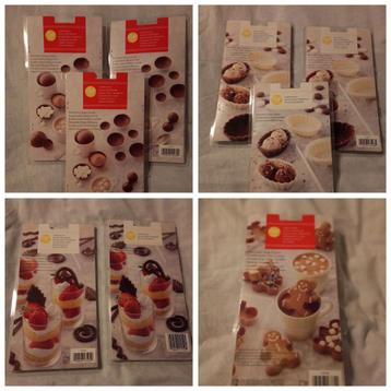 Tekoop. Chocolade mallen om Chocolade mee te maken beschikbaar voor biedingen