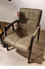 Stoel fauteuil nieuw groen taupe 1 stuk nog in doos, Nieuw, Ophalen of Verzenden