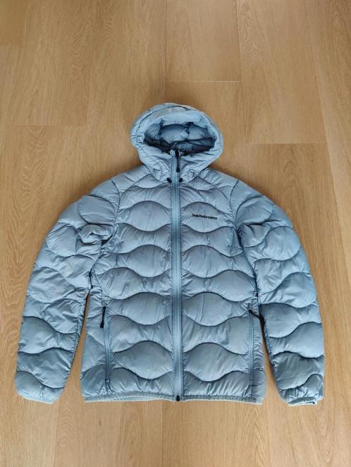 Peak Performance Helium Down Hooded Jacket - maat S, Kleding | Dames, Jassen | Winter, Zo goed als nieuw, Maat 36 (S), Blauw, Ophalen