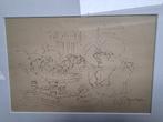 Harryie Kuyten  Origineel werk  Pentekening op papier, Antiek en Kunst, Kunst | Schilderijen | Klassiek, Ophalen
