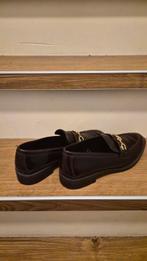 ZARA Loafers Bruin/Rood Maat 37 - Zo goed als nieuw!, ZARA, Bruin, Instappers, Ophalen of Verzenden