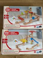 Houten knikkerbaan 2 dozen, Kinderen en Baby's, Speelgoed | Houten speelgoed, Ophalen, Zo goed als nieuw, Overige typen