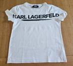 Z021 - Wit T-shirt van Karl Lagerfeld (mt.10 / 122-128), Ophalen of Verzenden, Zo goed als nieuw, Shirt of Longsleeve, Karl Lagerfeld