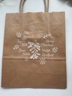 150 craft kerst cadeautasjes 180 x 80 x 220 mm, Hobby en Vrije tijd, Feestartikelen, Ophalen of Verzenden, Nieuw, Overige typen