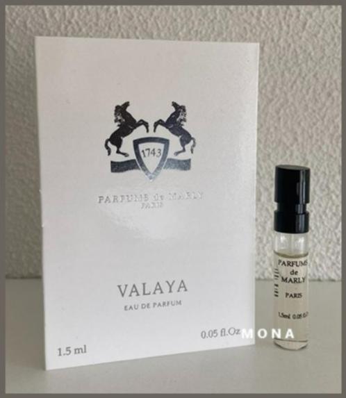 Parfums de Marly Valaya niche parfum sample proefje tester, Sieraden, Tassen en Uiterlijk, Uiterlijk | Parfum, Nieuw, Verzenden