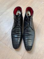 Santoni Alligator Croco Schoenen Zwart maat 43, Ophalen of Verzenden, Gedragen, Zwart