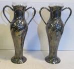 art nouveau WMF bloemenvazen met glas 41, Antiek en Kunst, Verzenden