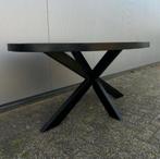 Eettafel ovaal mangohout 200cm met matrixpoot, Ophalen of Verzenden, Vijf personen of meer, Ovaal, Nieuw