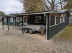 Houten woonunit tuinhuis 15x7 meter, Doe-het-zelf en Verbouw, Bouwketen en Schaftketen, Ophalen