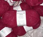 8x Online Linie 175 Saphir rood/zilver acryl - á 50gr, Hobby en Vrije tijd, Ophalen, Nieuw, Breien of Haken, Wol of Garen