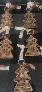 5 x rattan kerstboomhangers Riviera Maison, Diversen, Kerst, Ophalen of Verzenden, Zo goed als nieuw