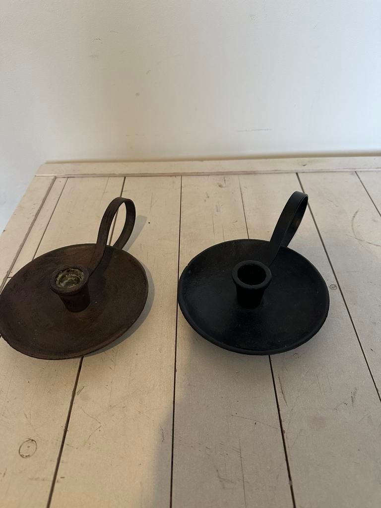 Leuke kandelaars voor een landelijk en sober interieur, Ophalen of Verzenden, Overige materialen