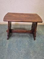 Vintage Houten Bijzettafel / Voetenbankje, Ophalen