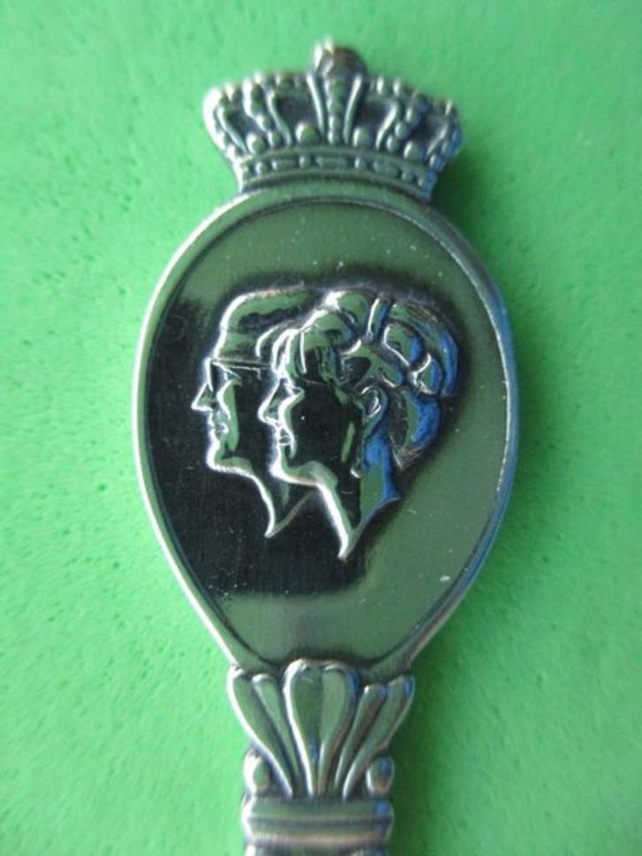 (A1193) Koningshuis 1967 Huwelijk Margriet Pieter, Verzamelen, Porselein, Kristal en Bestek, Gebruikt, Bestek, Ophalen of Verzenden