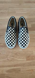 Vans Classic Slip-On Checkerboard men US 9 women 10.5/ 42, Ophalen of Verzenden, Zo goed als nieuw, Zwart, Sneakers of Gympen