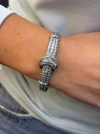 Collier, Armband, Oorbellen met diamanten - 18KT Wit goud, Ophalen, Nieuw, Wit, Goud