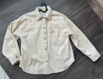 Pull&Bear corduroy shacket overhemdjack roomwit beige maat S, Beige, Nieuw, Ophalen of Verzenden, Jasje