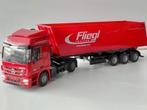 Siku 3537 Mercedes Actros kippertrailer Fliegel modelauto, Ophalen of Verzenden, Zo goed als nieuw, Bus of Vrachtwagen, SIKU