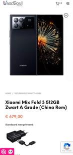 Xiaomi Mix Fold 3 512GB Zwart A Grade, Ophalen of Verzenden, Zo goed als nieuw