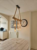 Unieke touwlamp - Eyecatcher voor je interieur!, Ophalen, Hout, 50 tot 75 cm, Landelijk
