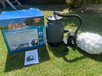 Poolfilter-Set BestClean Easycompleet met extra filterbollen beschikbaar voor biedingen
