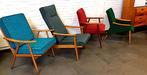 1920-1970 Vintage Fauteuils in vele kleuren en uitvoeringen, Hout, Gebruikt, Minder dan 75 cm, 50 tot 75 cm