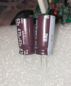 470uf 63v Nichicon UPW series, Ophalen of Verzenden, Nieuw