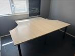 Dubbel bureau, verst, hoogte. Uitbreiden naar 3 werkplekken, Ophalen, Gebruikt