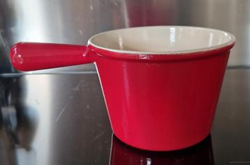Mooie Le Creuset saus- of fonduepan  beschikbaar voor biedingen