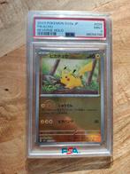 PSA 9 Pikachu # 025/165, Ophalen of Verzenden, Zo goed als nieuw, Losse kaart