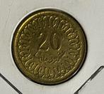 20 millimes Tunesië 1993, Postzegels en Munten, Munten | Afrika, Ophalen of Verzenden