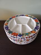 Acapulco Villeroy & Boch fondue /tapas borden, Ophalen of Verzenden, Zo goed als nieuw, Bord(en), Overige stijlen