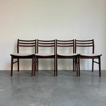 VINTAGE | SET STOELEN | DEENS | TEAK beschikbaar voor biedingen